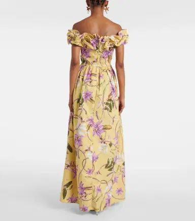 Agua by Agua Bendita Espliego floral cotton poplin maxi dress | Thumbnail 6