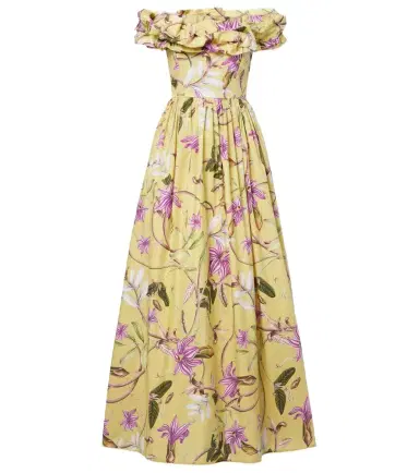 Agua by Agua Bendita Espliego floral cotton poplin maxi dress | Thumbnail 1