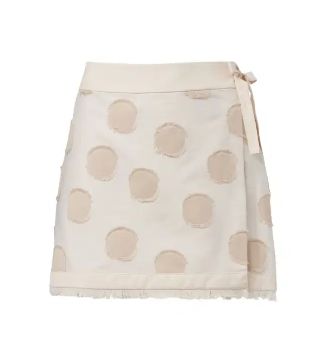 Simkhai Bethany polka-dot wrap skirt