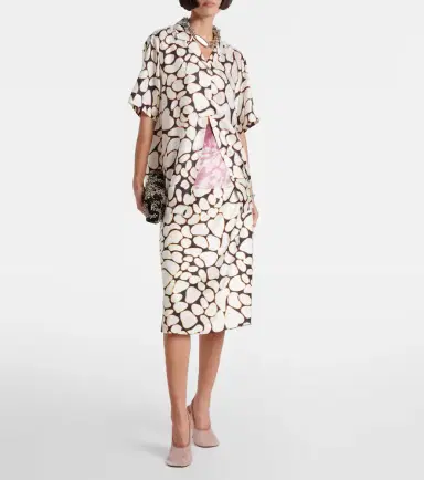 Dries Van Noten Printed silk shirt | Thumbnail 2