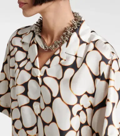 Dries Van Noten Printed silk shirt | Thumbnail 3