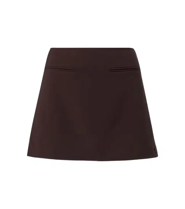 Courreges Courrèges Twill miniskirt