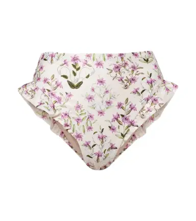 Agua by Agua Bendita Jengibre floral ruffled bikini bottoms | Thumbnail 1