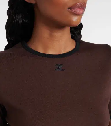Courreges Courrèges Logo cotton T-shirt | Thumbnail 3
