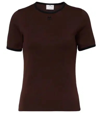 Courreges Courrèges Logo cotton T-shirt | Thumbnail 1