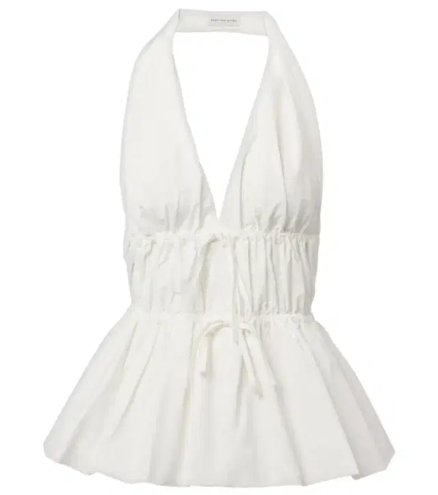 Dries Van Noten Gathered halterneck top