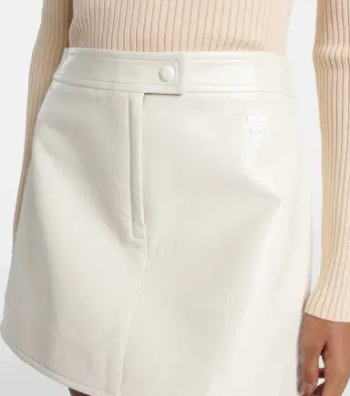 Courrèges Courrèges Reedition logo miniskirt | Thumbnail 4