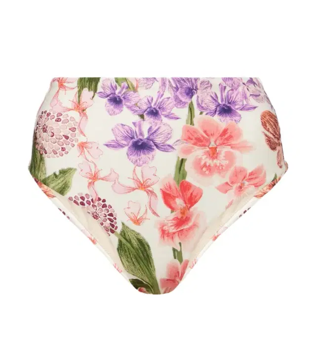 Agua by Agua Bendita Floral high-rise bikini bottoms