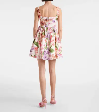 Agua by Agua Bendita Barbare floral cotton minidress | Thumbnail 2