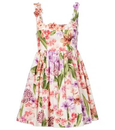 Agua by Agua Bendita Barbare floral cotton minidress | Thumbnail 1