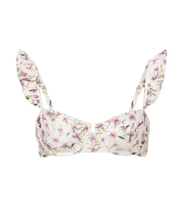 Agua by Agua Bendita Kiwi printed bikini top