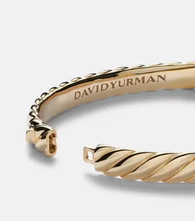 David Yurman Sculpted Cable 18kt gold bangle | Thumbnail 4