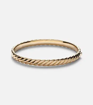 David Yurman Sculpted Cable 18kt gold bangle | Thumbnail 6