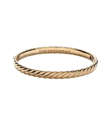 David Yurman Sculpted Cable 18kt gold bangle | Thumbnail 1