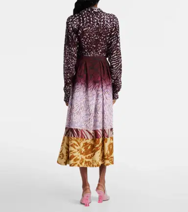 Dries Van Noten Printed cotton maxi skirt | Thumbnail 2