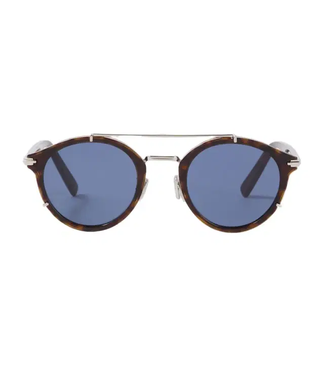 DiorBlackSuit R7U round sunglasses