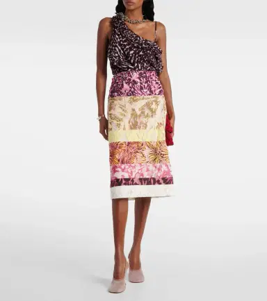 Dries Van Noten Printed ruffled top | Thumbnail 2