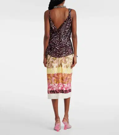 Dries Van Noten Printed ruffled top | Thumbnail 3