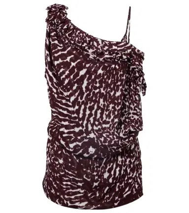 Dries Van Noten Printed ruffled top | Thumbnail 1
