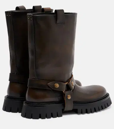 Golden Goose Kurt leather biker boots | Thumbnail 4