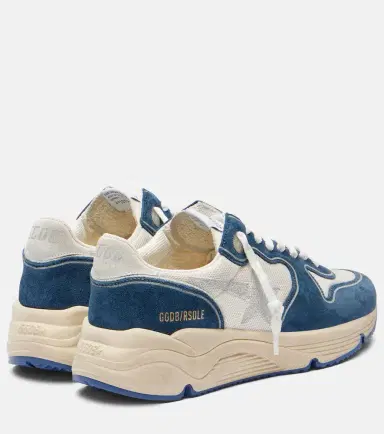 Golden Goose Running Sole suede-trimmed sneakers | Thumbnail 2