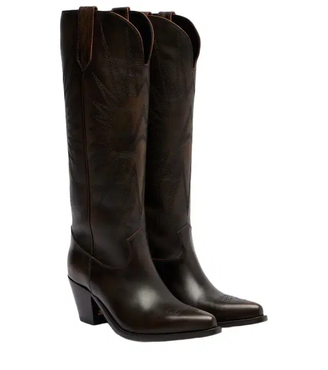 Golden Goose Wish Star leather cowboy boots
