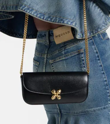 Alexander McQueen Skull Flower Small leather shoulder bag | Thumbnail 5 Alexander McQueen Skull Flower Small leather shoulder bag | Thumbnail 5