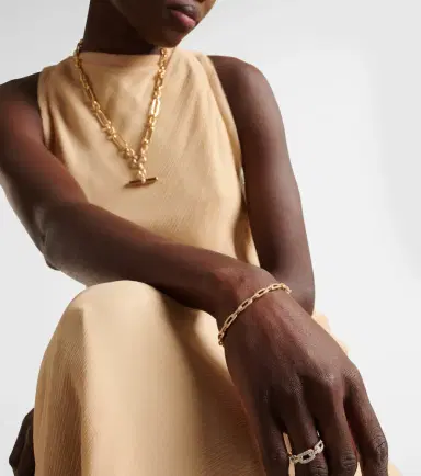 David Yurman Stax Chain Link 18kt gold bracelet with diamonds | Thumbnail 5 David Yurman Stax Chain Link 18kt gold bracelet with diamonds | Thumbnail 5