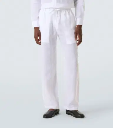 Saman Amel Linen wide-leg pants | Thumbnail 3 Saman Amel Linen wide-leg pants | Thumbnail 3