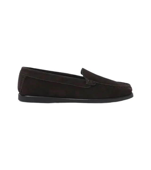 City suede loafers
