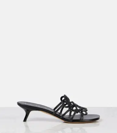 Loewe Paula's Ibiza Petal Anagram leather mules | Thumbnail 4
