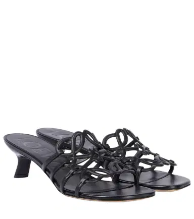 Loewe Paula's Ibiza Petal Anagram leather mules | Thumbnail 1