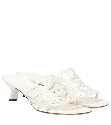 Loewe Anagram leather mules | Thumbnail 1 Loewe Anagram leather mules | Thumbnail 1