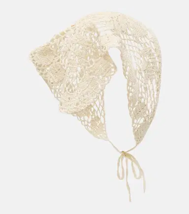 Magda Butrym Crochet cotton scarf | Thumbnail 5 Magda Butrym Crochet cotton scarf | Thumbnail 5