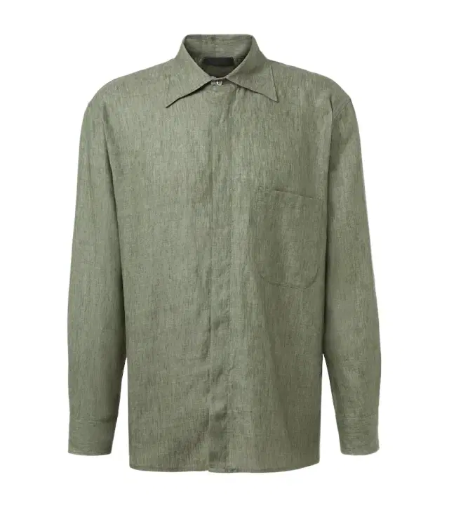 Saman Amel Resort linen shirt