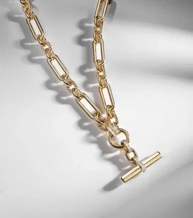 David Yurman Lexington 18kt gold chain necklace with diamonds | Thumbnail 4 David Yurman Lexington 18kt gold chain necklace with diamonds | Thumbnail 4