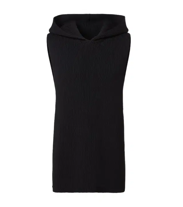 Rick Owens Ribbed-knit virgin wool sweater vest