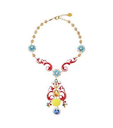 Dolce & Gabbana Taormina embellished pendant necklace | Thumbnail 1