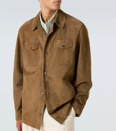 Canali Suede overshirt | Thumbnail 4 Canali Suede overshirt | Thumbnail 4