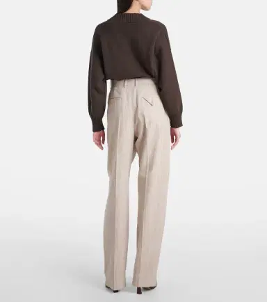 Bottega Veneta High-rise tapered pants | Thumbnail 6
