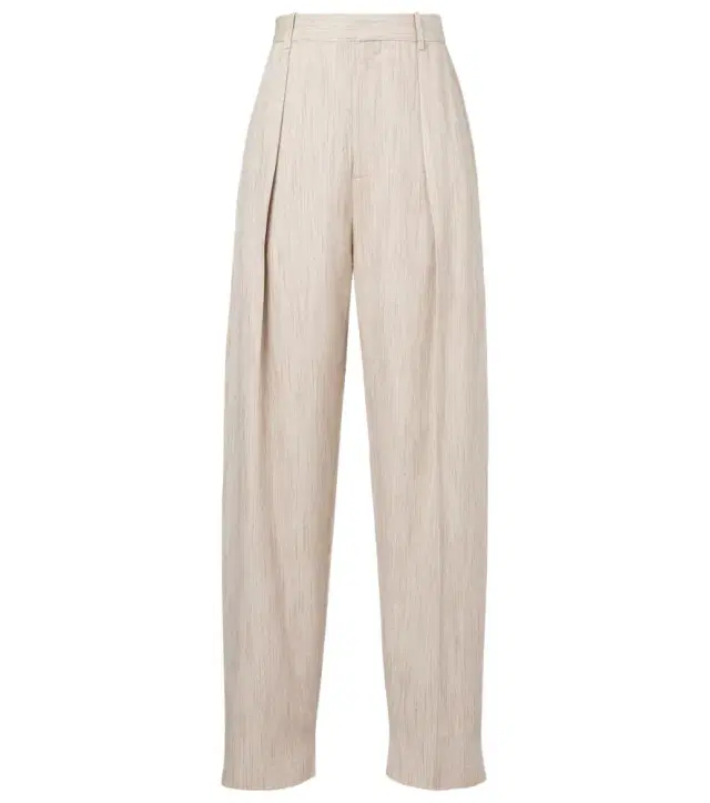 High-rise tapered pants