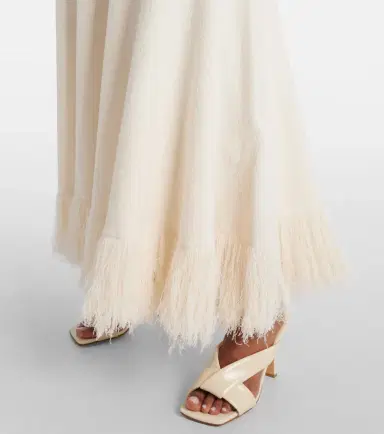 Bottega Veneta Knitted cotton-blend maxi skirt | Thumbnail 4 Bottega Veneta Knitted cotton-blend maxi skirt | Thumbnail 4