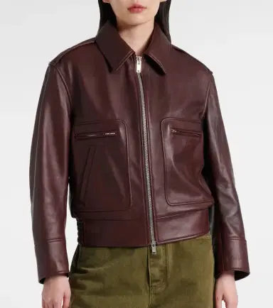 Bottega Veneta Shearling-trimmed leather jacket | Thumbnail 2