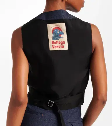 Bottega Veneta Wool drill vest | Thumbnail 4 Bottega Veneta Wool drill vest | Thumbnail 4