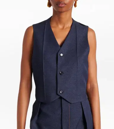 Bottega Veneta Wool drill vest | Thumbnail 5 Bottega Veneta Wool drill vest | Thumbnail 5