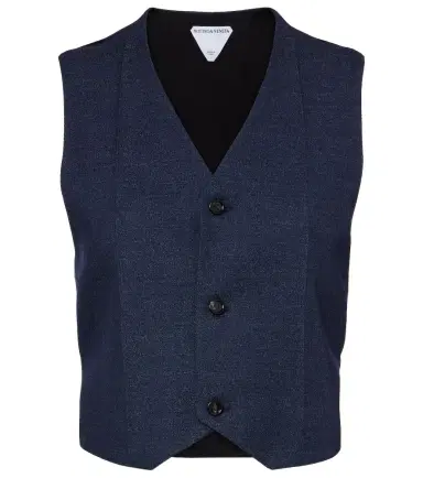 Bottega Veneta Wool drill vest | Thumbnail 1 Bottega Veneta Wool drill vest | Thumbnail 1