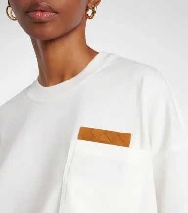 Bottega Veneta Intrecciato cotton jersey T-shirt | Thumbnail 4 Bottega Veneta Intrecciato cotton jersey T-shirt | Thumbnail 4