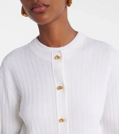 Bottega Veneta Knot ribbed-knit wool cardigan | Thumbnail 3 Bottega Veneta Knot ribbed-knit wool cardigan | Thumbnail 3