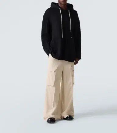 Rick Owens Cotton jersey hoodie | Thumbnail 2