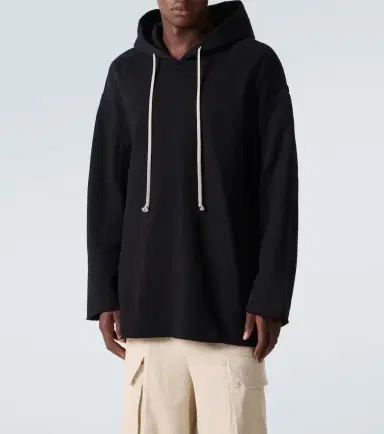 Rick Owens Cotton jersey hoodie | Thumbnail 3